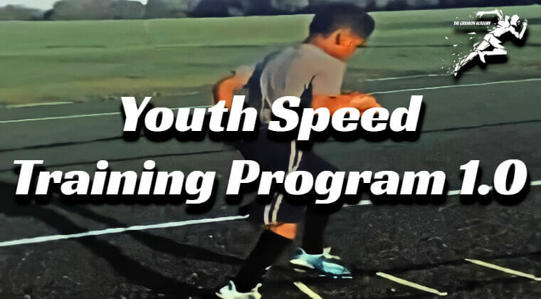 speed training program for youth football players to get faster