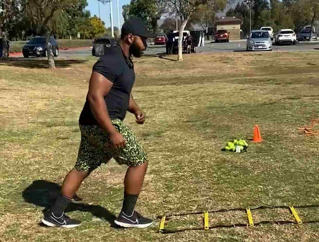 agility ladder workout for footwork