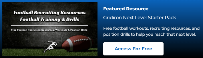football recruiting resources and football drills
